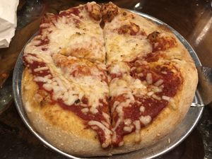 Vegan Cheese Pizza  at Mellow Mushroom in Chattanooga