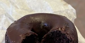 Chocolate donut  at Revolution Bakery in Santa Fe