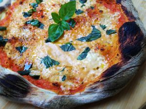 Authentic italian pizza at Hungry Buddha: homemade fresh cheese, sour dough yeast, fresh tomato sauce, selected flours. The best pizza in Yunnan at Hungry Buddha - Maybe closed in Shaxi