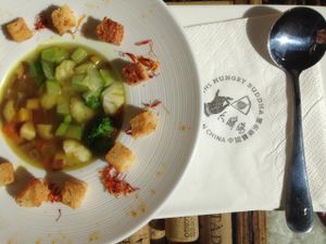 mini healing mix vegetable soup at Hungry Buddha at Hungry Buddha - Maybe closed in Shaxi