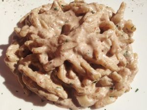 Vegan trofie in walnut sauce at Hungry Buddha - Maybe closed in Shaxi