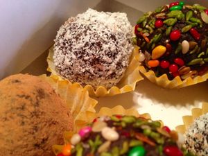 chocolate truffles gift at Hungry Buddha - Maybe closed in Shaxi