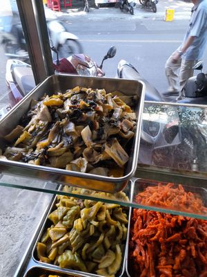 Com chay selection at Tịnh Tâm in Ho Chi Minh City