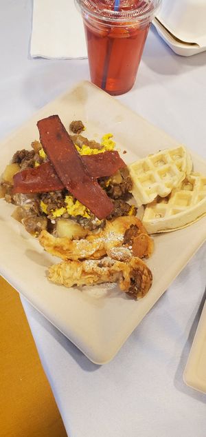 Loaded Hash at The Veggie Table in Baltimore
