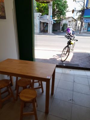 Looking out at Thuyền Duyên in Ho Chi Minh City