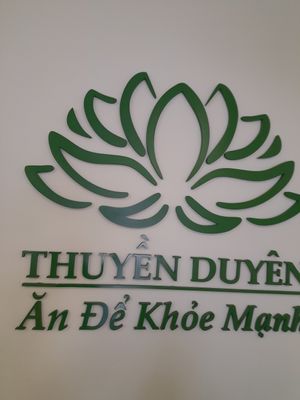 Sign at Thuyền Duyên in Ho Chi Minh City
