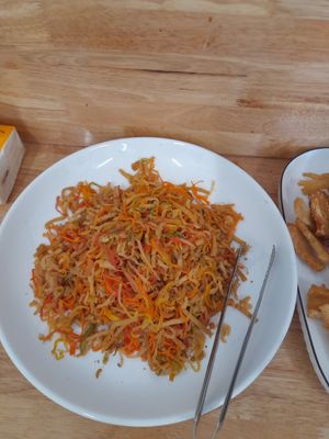 Buffet selection at Thuyền Duyên in Ho Chi Minh City