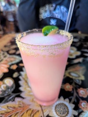 Prickly pear margarita at Kip's Grill in Creede