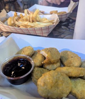 Kip's new meatless nuggets! 😋 at Kip's Grill in Creede