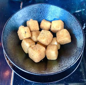 Melting tofu at Maiden Shanghai - Five in Dubai