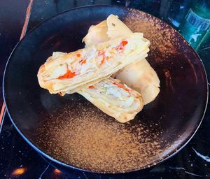 Vegetable spring rolls at Maiden Shanghai - Five in Dubai
