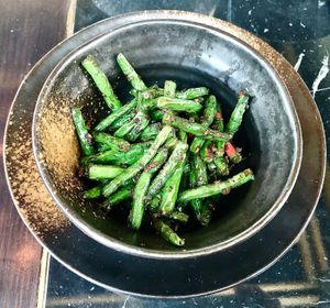 String beans at Maiden Shanghai - Five in Dubai