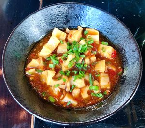 Lotus root in sweet and sour sauce  at Maiden Shanghai - Five in Dubai