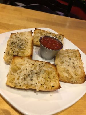 Cheesy Vegan Garlic Bread at Galactic Pizza in Minneapolis