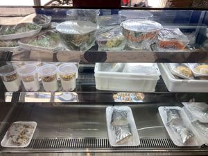 Deli case  at Sol Semilla in Viedma