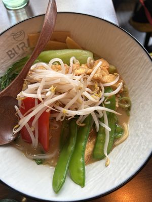 Vegan Miso ramen  at Burari in Wiesbaden - Ramen und Dumpling's Bar in Wiesbaden