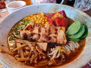 Veggy ramen with soy noodles at Mic Ramen - Desio in Desio