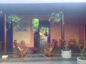 Come see our beautiful garden area at El Kapuyo in Granada