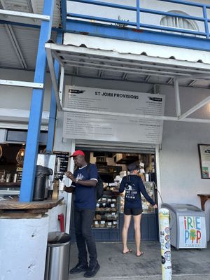 Menu  at St. John Provisions in St John