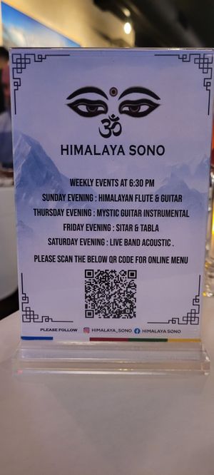 Live music schedule at Himalaya Sono in Norwalk