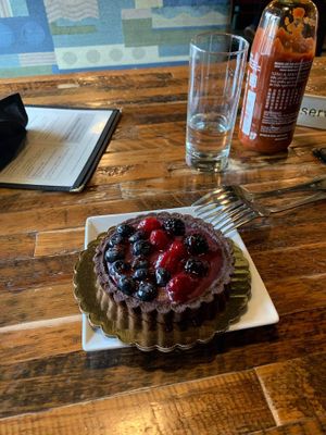 Berry tart at French Meadow Bakery & Cafe in Minneapolis
