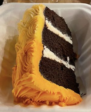 Rose Cake   at French Meadow Bakery & Cafe in Minneapolis