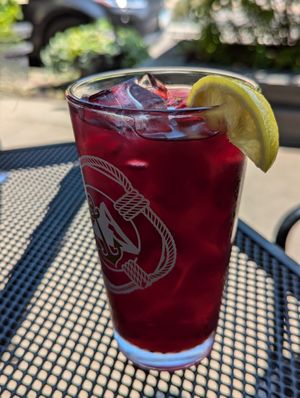 Blackberry tea at French Meadow Bakery & Cafe in Minneapolis