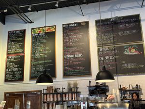 A fantastic café with multiple Vegan and Vegetarian options.    at French Meadow Bakery & Cafe in Minneapolis