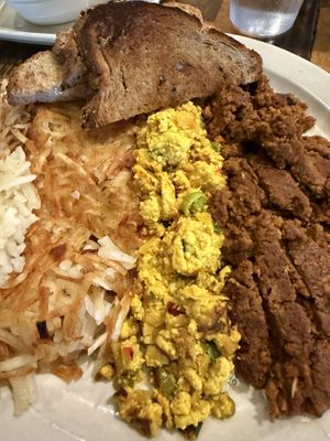 Classic Vegan Breakfast (Vegan). 😋😋😋  at French Meadow Bakery & Cafe in Minneapolis