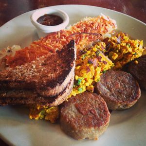 Vegan Breakfast Plate  at French Meadow Bakery & Cafe in Minneapolis