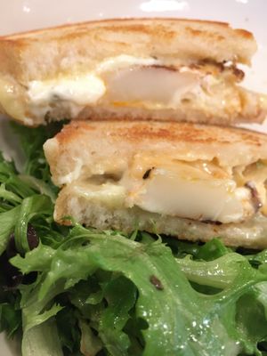 Incredible Cauliflower Grilled Cheese (featuring Herbivorous Butcher vegan cheese) at French Meadow Bakery & Cafe in Minneapolis