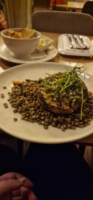 Celeriac & Lentils (down as leeks on the menu) at Cozy in Vilnius