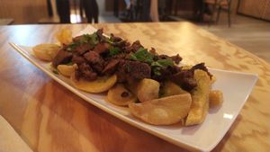 Zorza con Patacas at Entre Pedras in Santiago De Compostela