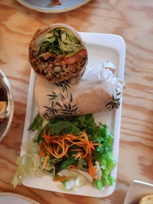 Durum #Veganuary at Entre Pedras in Santiago De Compostela