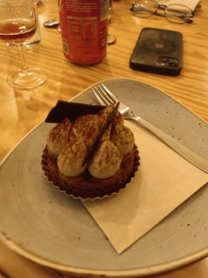 Gianduia dessert at Entre Pedras in Santiago De Compostela