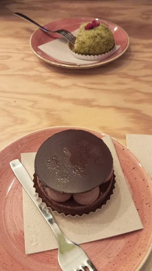 *postres at Entre Pedras in Santiago De Compostela