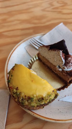 Poster (dessert) at Entre Pedras in Santiago De Compostela