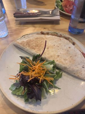 Quesadilla  at Entre Pedras in Santiago De Compostela