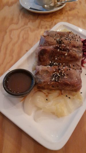 Rollitos de Primavera at Entre Pedras in Santiago De Compostela