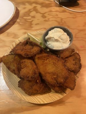 Mushrooms with aioli   at Entre Pedras in Santiago De Compostela