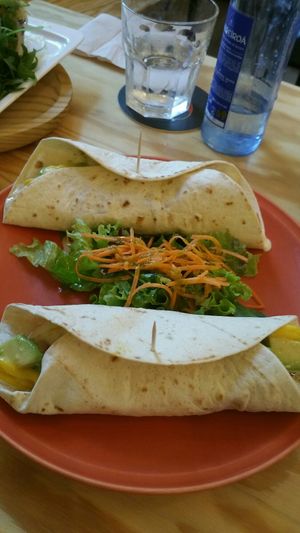 Fajitas at Entre Pedras in Santiago De Compostela