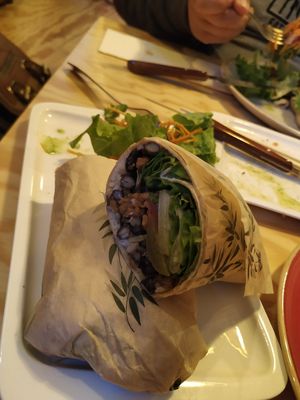 Burrito at Entre Pedras in Santiago De Compostela