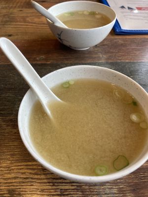 Miso Soupp  at Hana Asian Fusion, Sushi & Bar in Johnson City