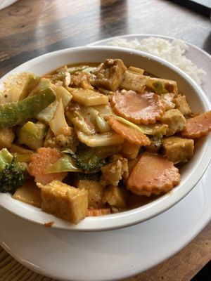 Penang Curry with Tofu  at Hana Asian Fusion, Sushi & Bar in Johnson City