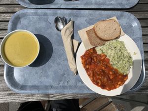 Vegan lunch at Vier Linden - Freiestrasse in Zurich