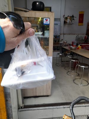 My take away packaging at Thiền Tinh in Ho Chi Minh City