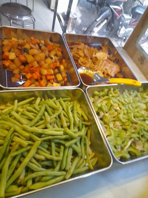 Com chay selection at Thiền Tinh in Ho Chi Minh City