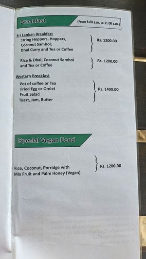  at Natural Beach Restaurant Tangalle in Tangalle