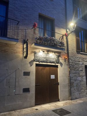 Doors closed early as we were out of seasonn  at Casa Carmen in Estella