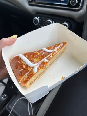 Bakewell slice   at Marshalls Bakers & Confectioners in Hebden Bridge